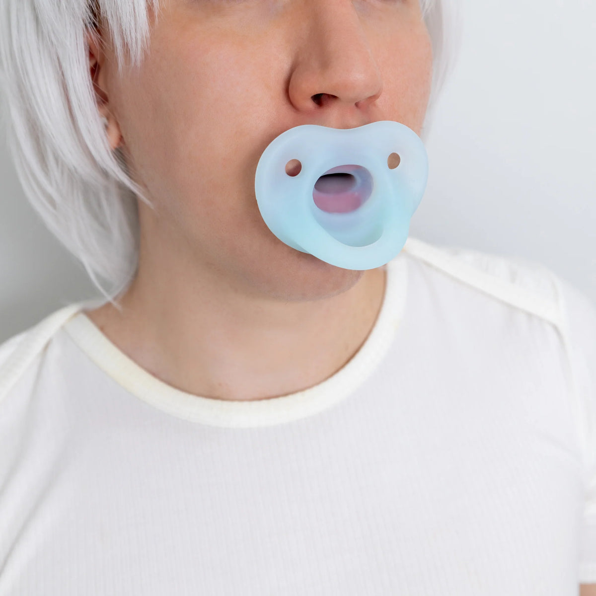 Baby Blue Silicone Pacifier