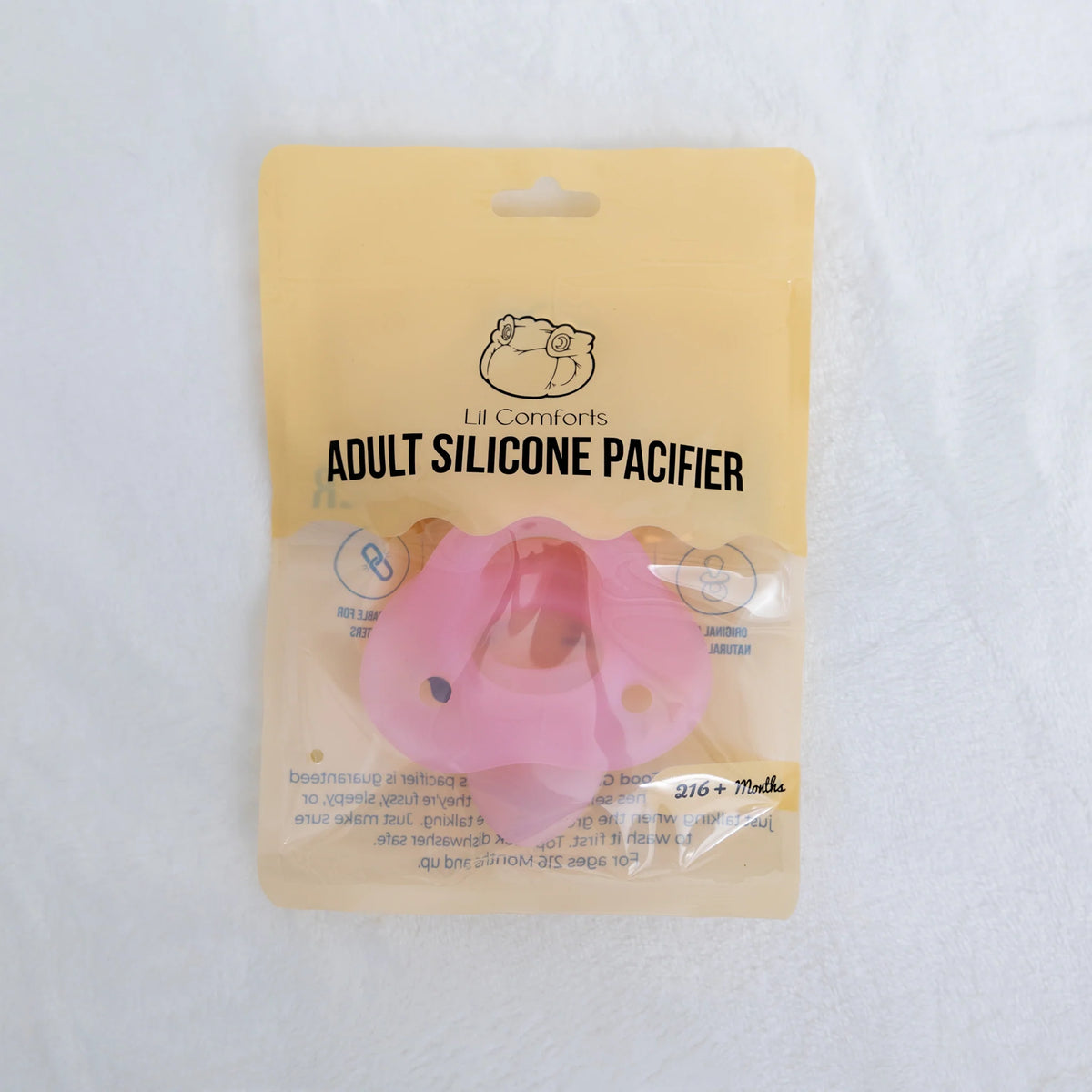 Baby Pink Silicone Pacifier