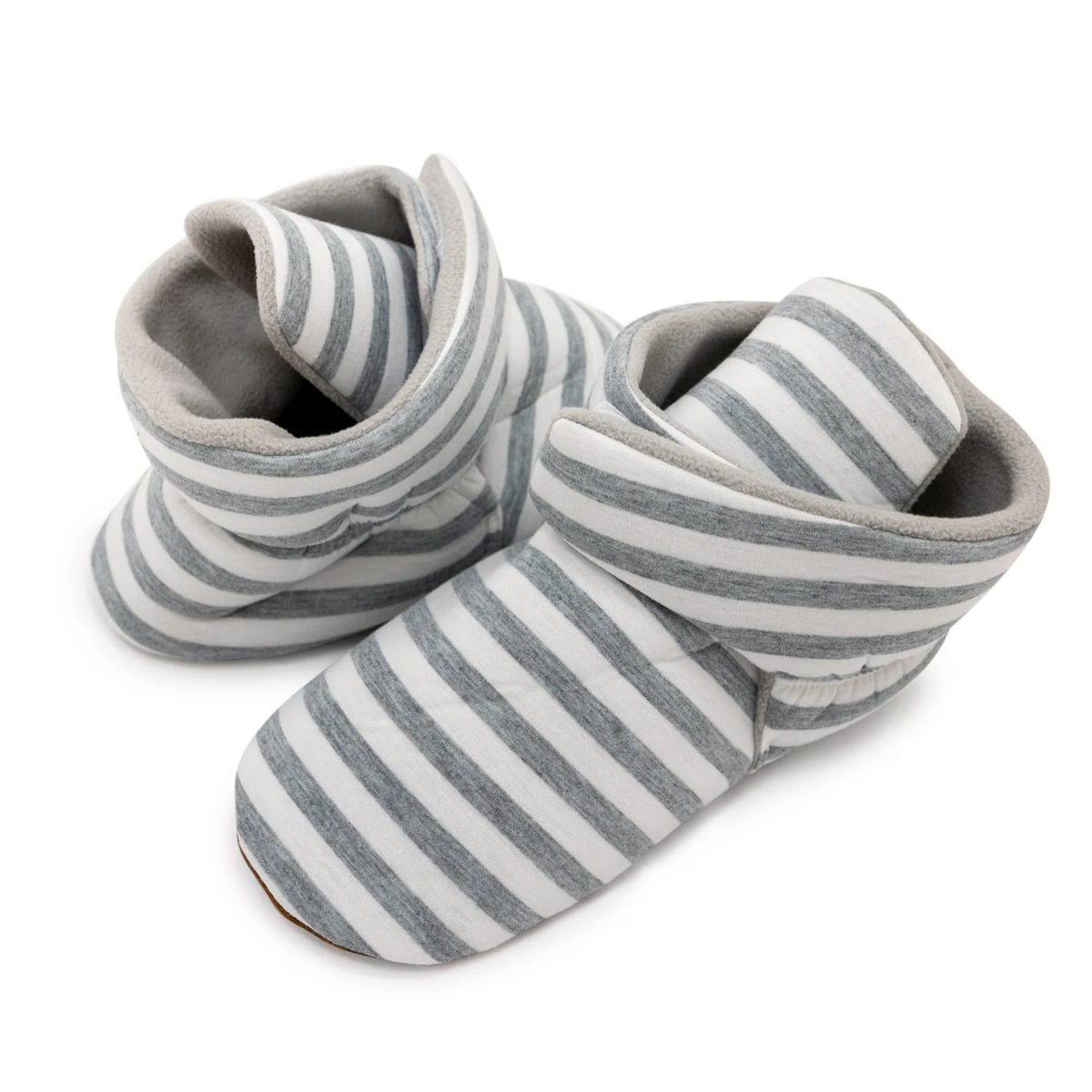 Grey Stripe Booties