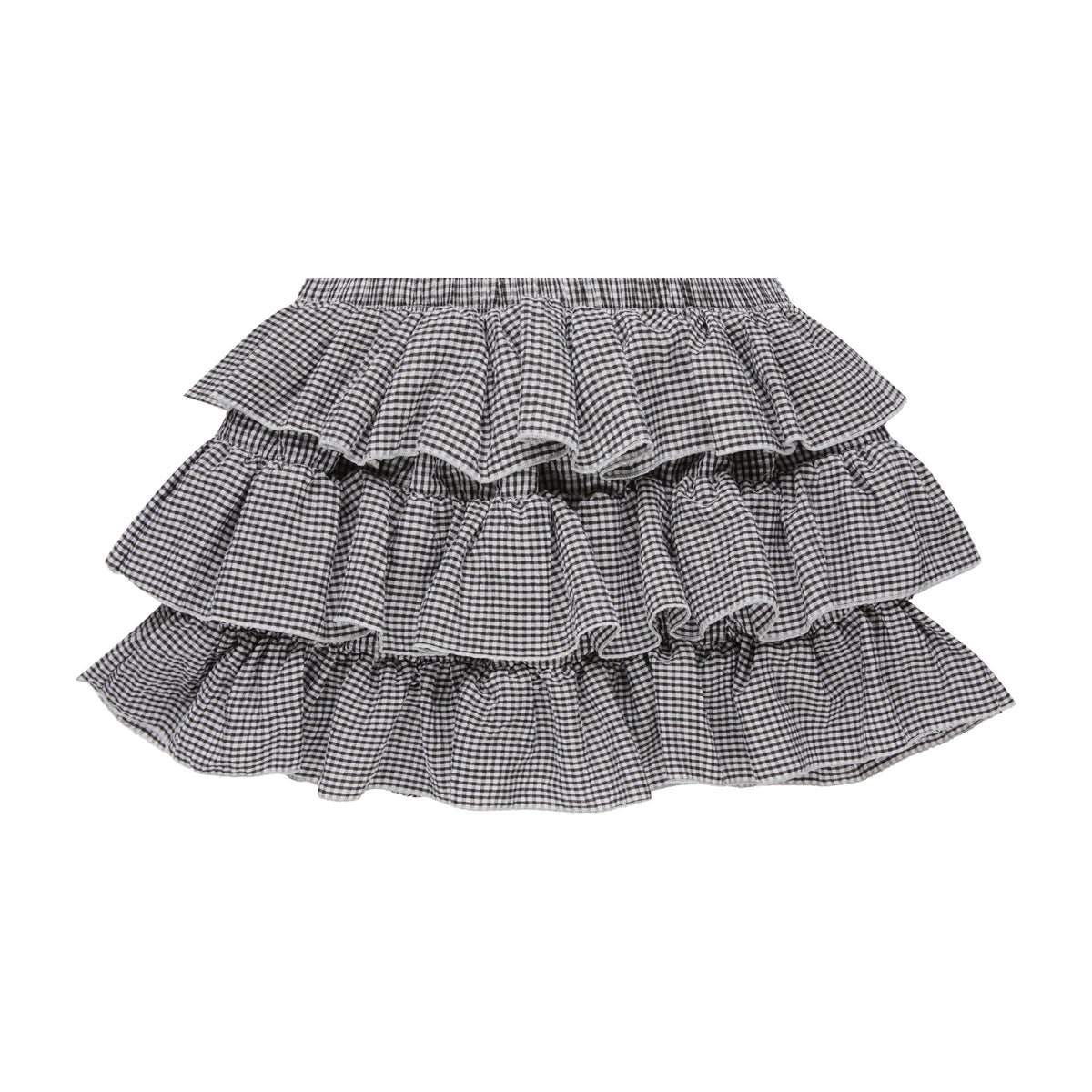 Black Gingham Ruffle Bloomers