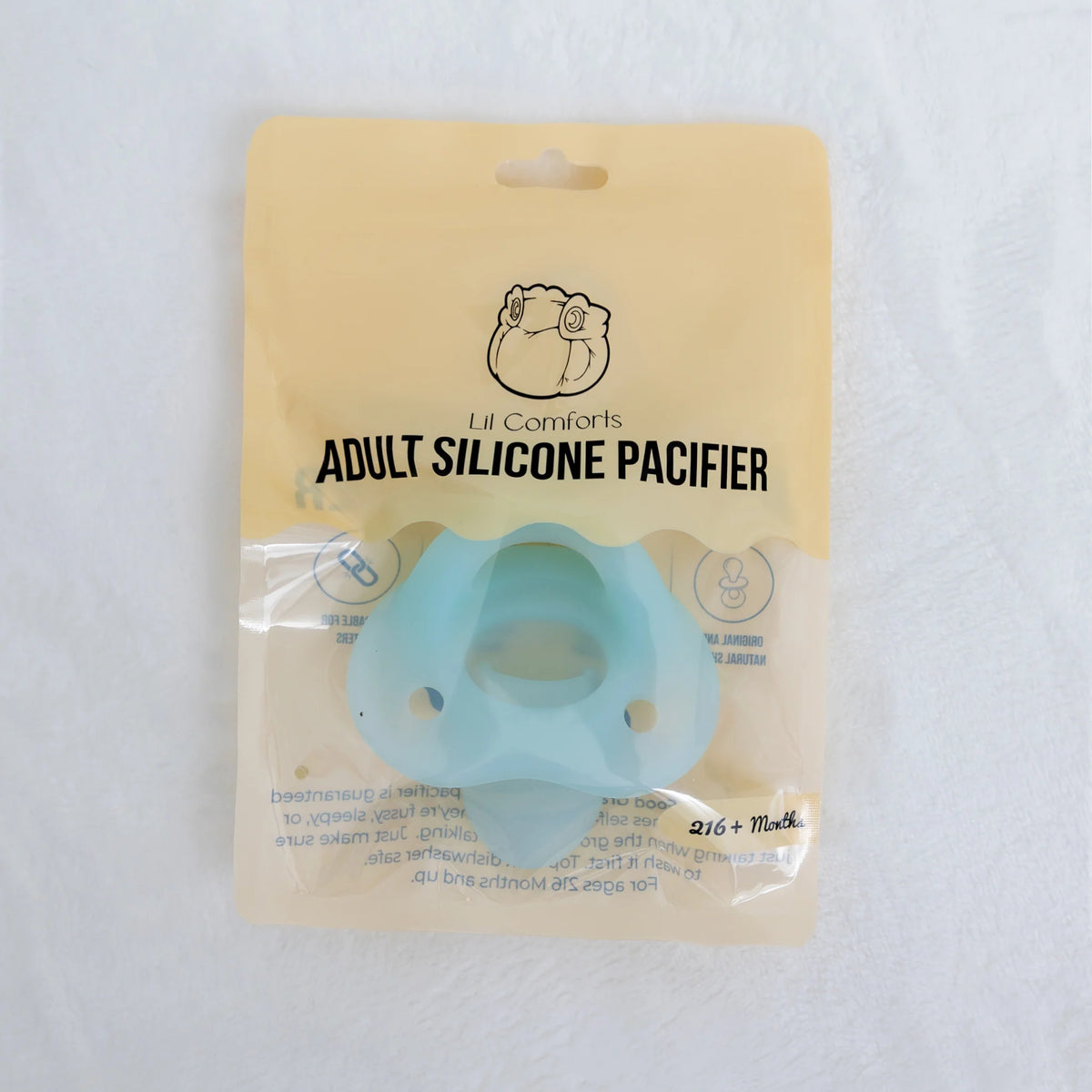 Baby Blue Silicone Pacifier