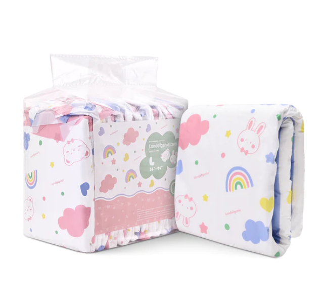 Anime Rabbit and Bear Diapers