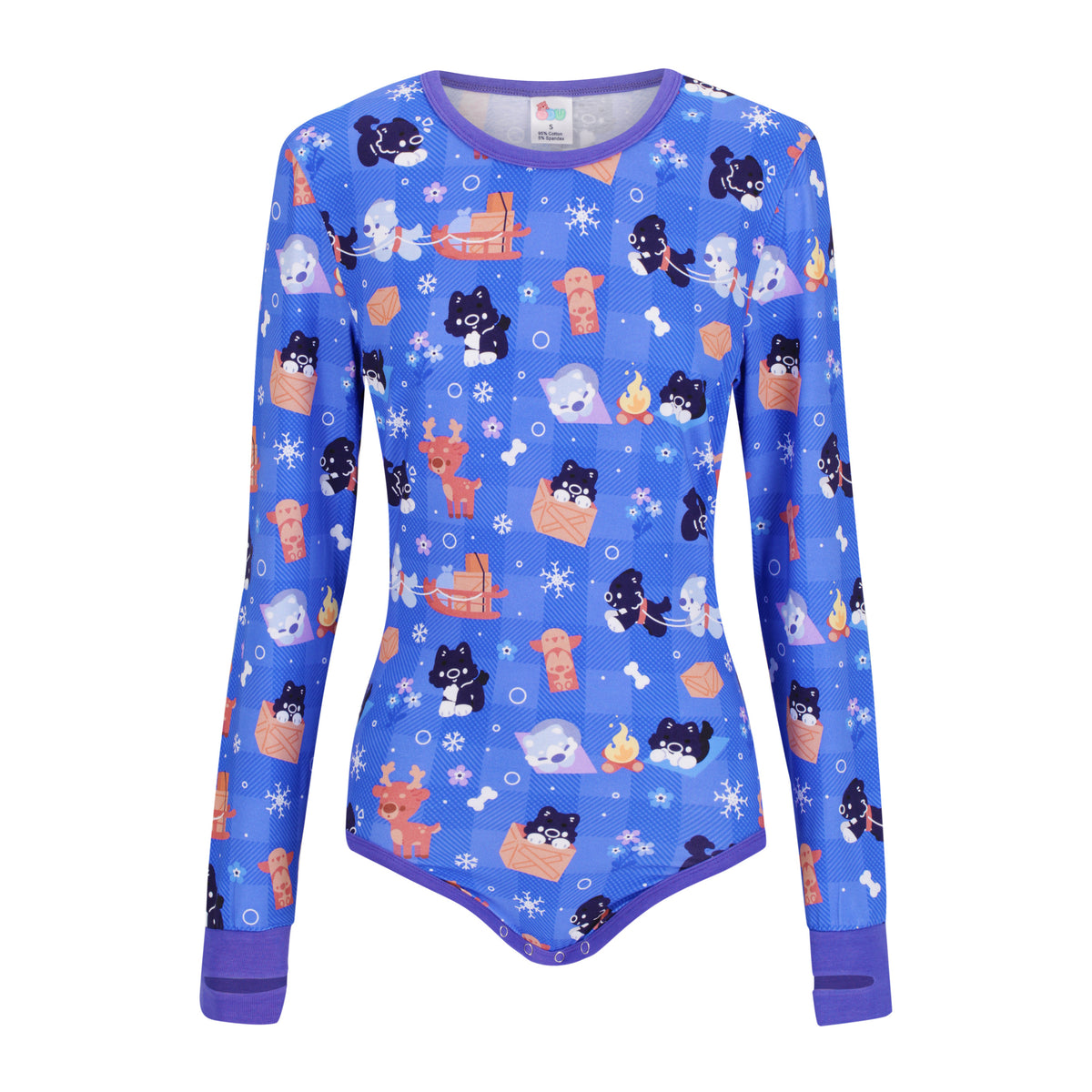 Winter Woofs (Dark) Onesie