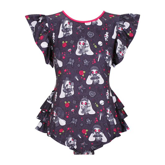 Gothic Sweetheart RuffleButt Onesie