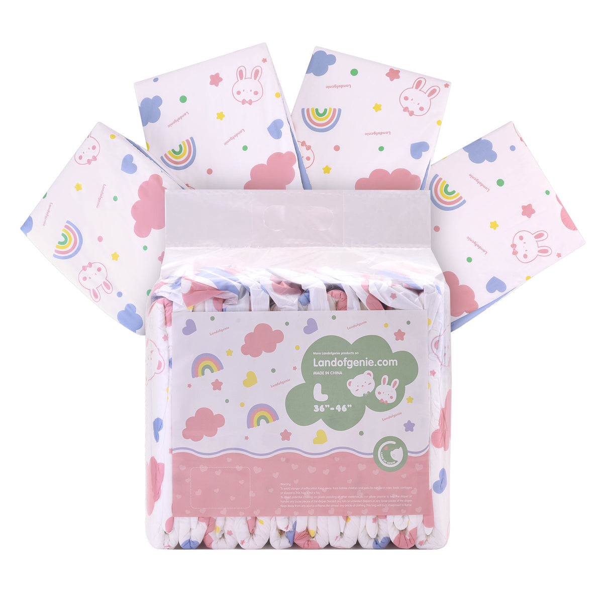Anime Rabbit and Bear Diapers