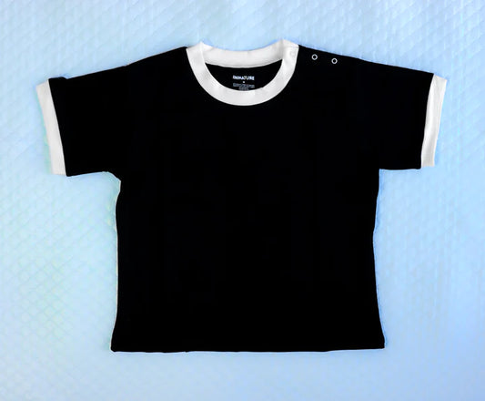 Black Shoulder Snap Shirt