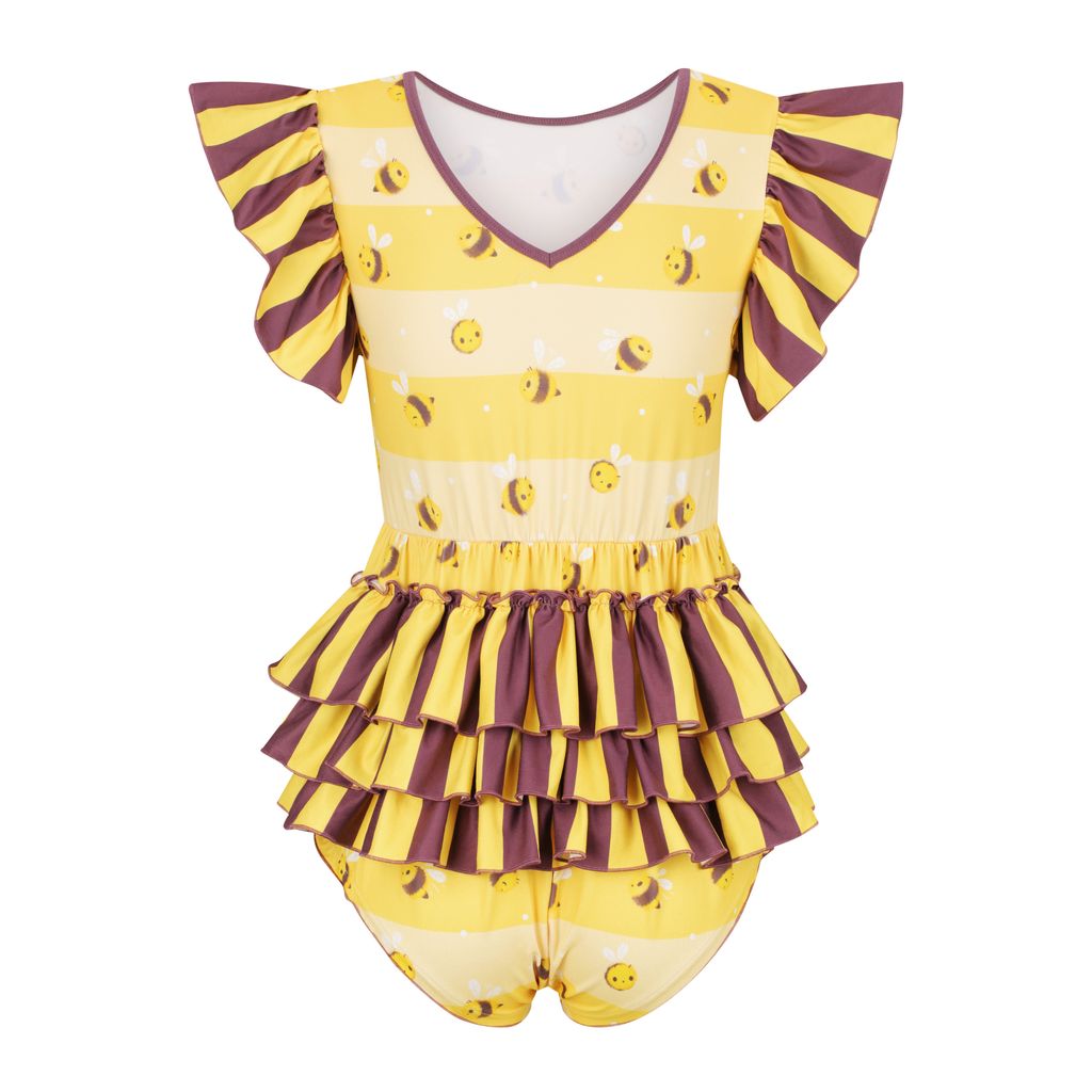 Bumblebees RuffleButt Onesie