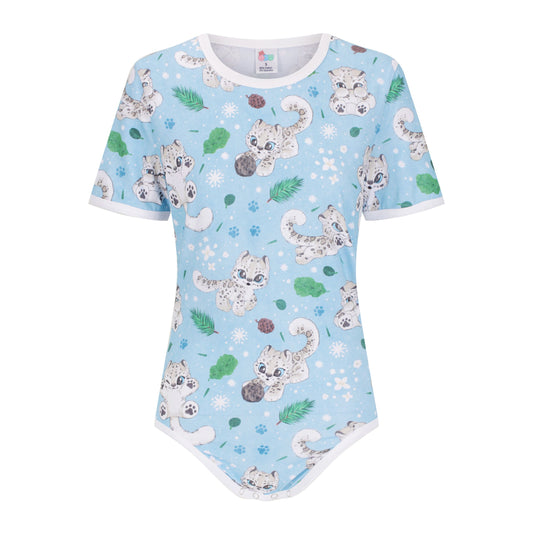 Snow Leopard (Light) Onesie