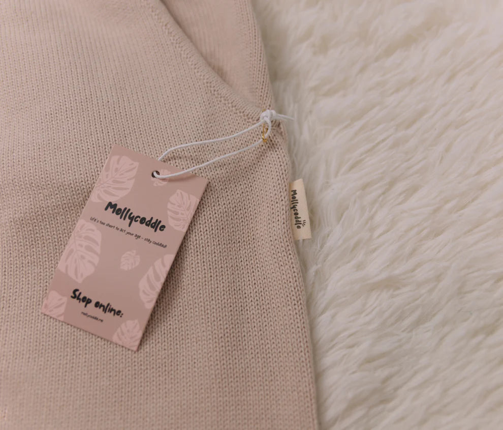 Beige Knitted Pants