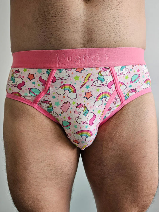 Unicorn Print Underwear - Mens